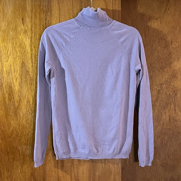 TALBOTS Lavender Turtleneck Sweater Sz S - Picture 4 of 4
